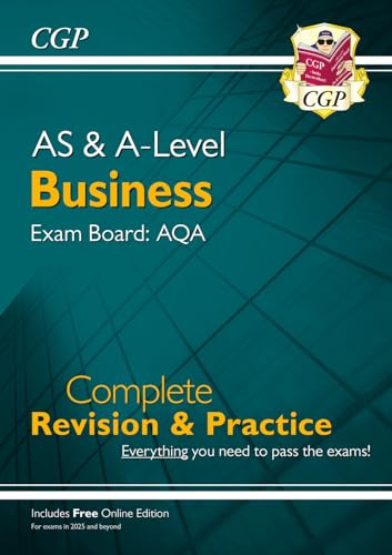 New AS & A-Level Business: AQA Complete Revision & Practice - for exams in 2025 & 2026 (w/ Onl. Ed.) von Coordination Group Publications Ltd (CGP)